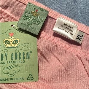 6 pairs Mary Green XL Silk Pantie full coverage